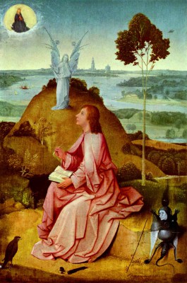 Bosch reprodukcja, Święty Jan na Patmos