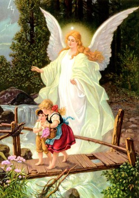 Obrazy z aniołami dla dzieci