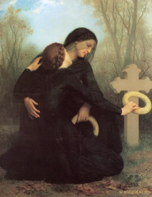 William Adolphe Bouguereau – Dzień Umarłych – reprodukcja