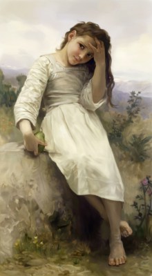 William Adolphe Bouguereau – Mała złodziejka – reprodukcja