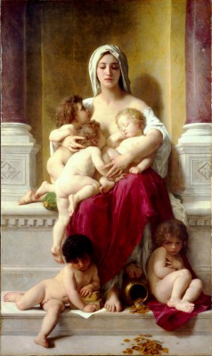 Obrazy olejne reprodukcje - Miłosierdzie - W.A. Bouguereau