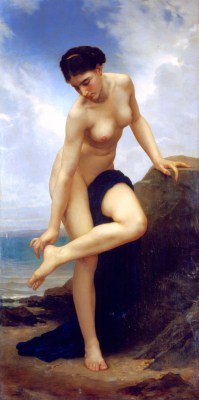 William Adolphe Bouguereau - Po kąpieli - akt - reprodukcja obrazu olejnego