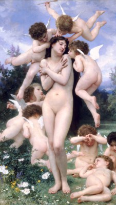 Obrazy z aniołami - William Bouguereau - Powrót wiosny