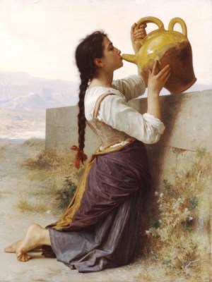 Obraz Dziewczyna z dzbanem - Bouguereau – reprodukcja