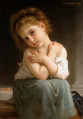 Dziewczynka portret olejny - William Bouguereau - reprodukcja