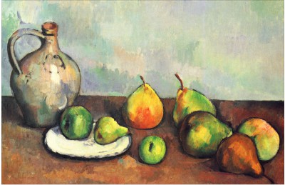 Paul Cézanne – Martwa natura z dzbankiem i owocami – reprodukcja