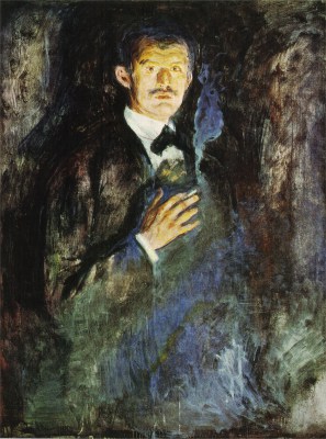 Edvard Munch – Autoportret z papierosem – reprodukcja