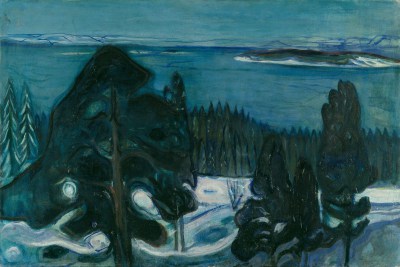 Edvard Munch – Zimowa noc – reprodukcja