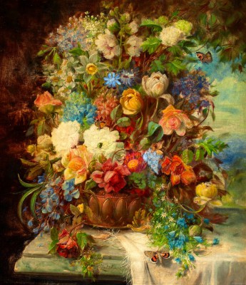 Zatzka Zabateri – Kolorowe kwiaty – obrazy na płótnie