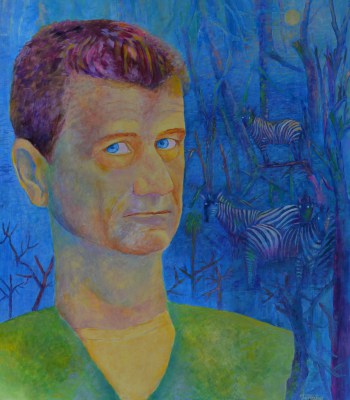Janusz Palikot zdjęcie portret olej na płótnie canvas