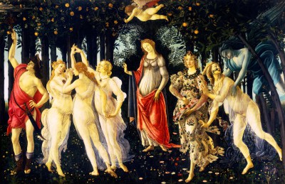 Botticelli - obraz Wiosna - reprodukcja obrazu
