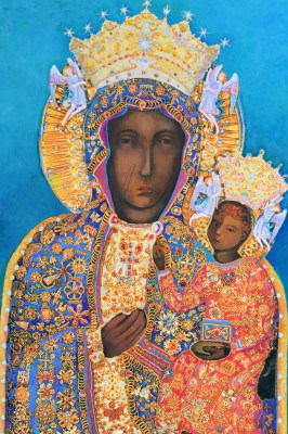 Czarna Madonna Matka Boska Częstochowska obraz na sprzedaż