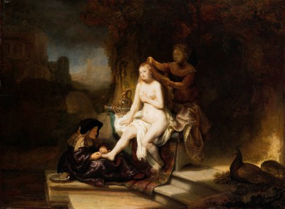 Rembrandt, Batszeba w kąpieli, 1643 - reprodukcja