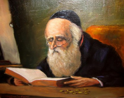 Portret Żyda na szczęście – reprodukcja