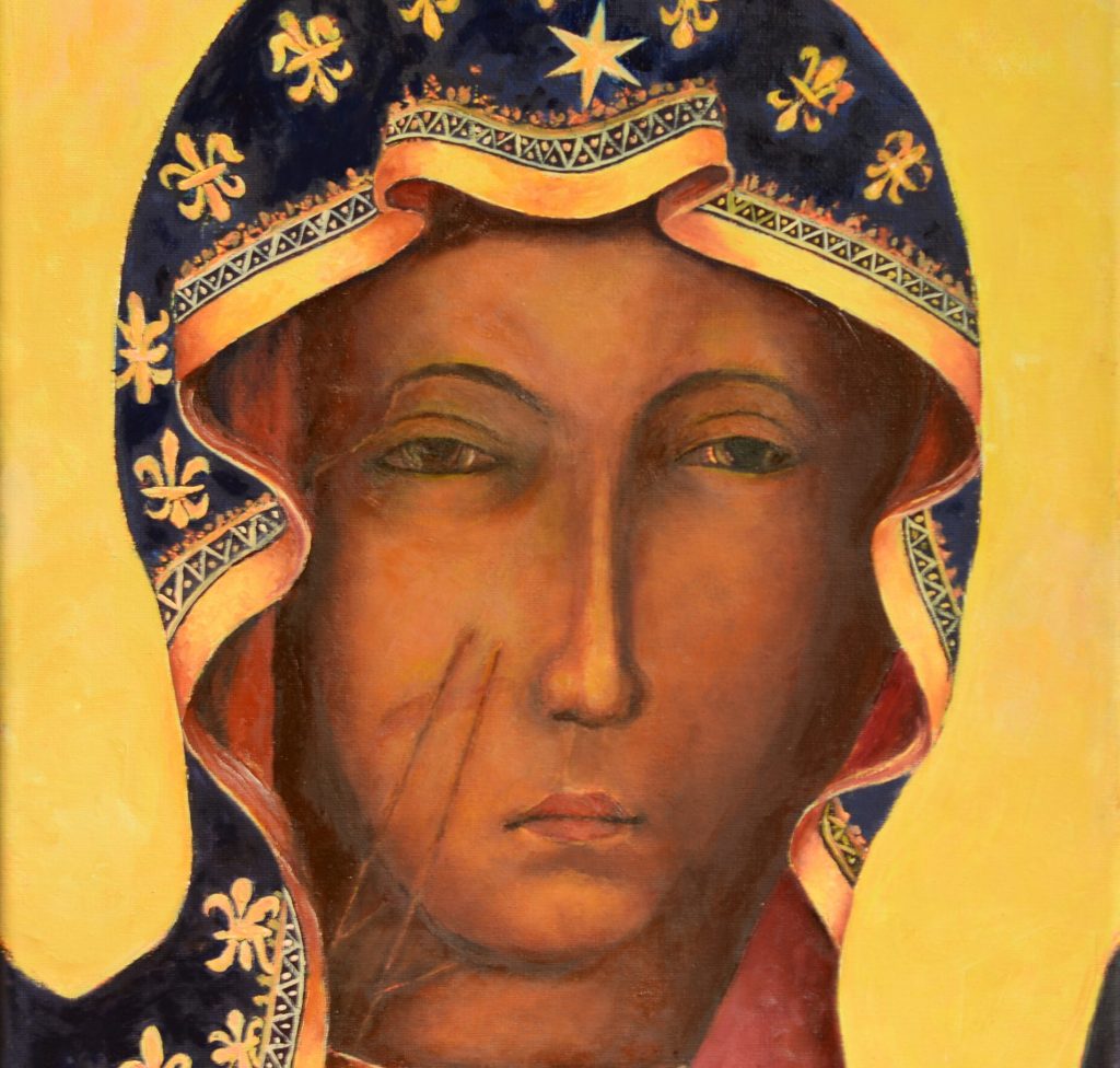 Obraz Matki Boskiej Częstochowskiej, czyli Czarna Madonna z Jasnej Góry. Poznaj historię, legendy i symbolikę najważniejszej polskiej ikony.