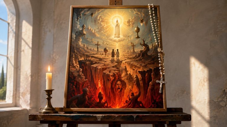 Dalí i objawienie fatimskie: sprawdzamy, jak zamówienie Blue Army, wizja piekła z 1917 roku i podróż do Fatimy wpłynęły na religijny etap twórczości hiszpańskiego surrealisty.