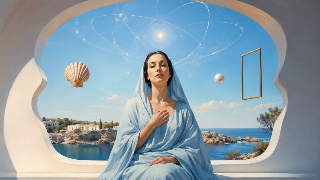 „Madonna z Port Lligat” Salvadora Dalego — Gala jako Matka Boża w atomowym świecie