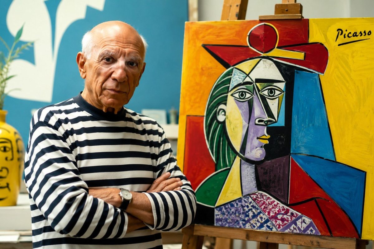 Pablo Picasso i jego najsłynniejsze obrazy – od Guerniki po Panny z Awinionu. Poznaj okresy twórczości i fenomen twórcy kubizmu.
