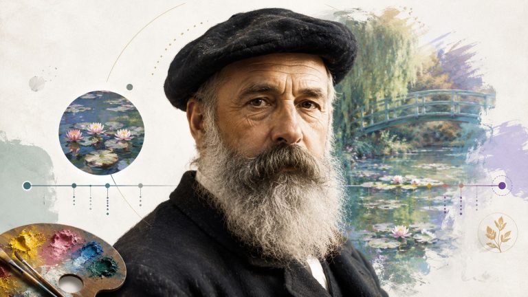 Claude Monet — malarz światła i ojciec impresjonizmu. Jak zmienił historię sztuki Claude Monet i jego najsłynniejsze obrazy – Nenufary, Impresja wschód słońca, katedra w Rouen. Poznaj twórcę impresjonizmu.