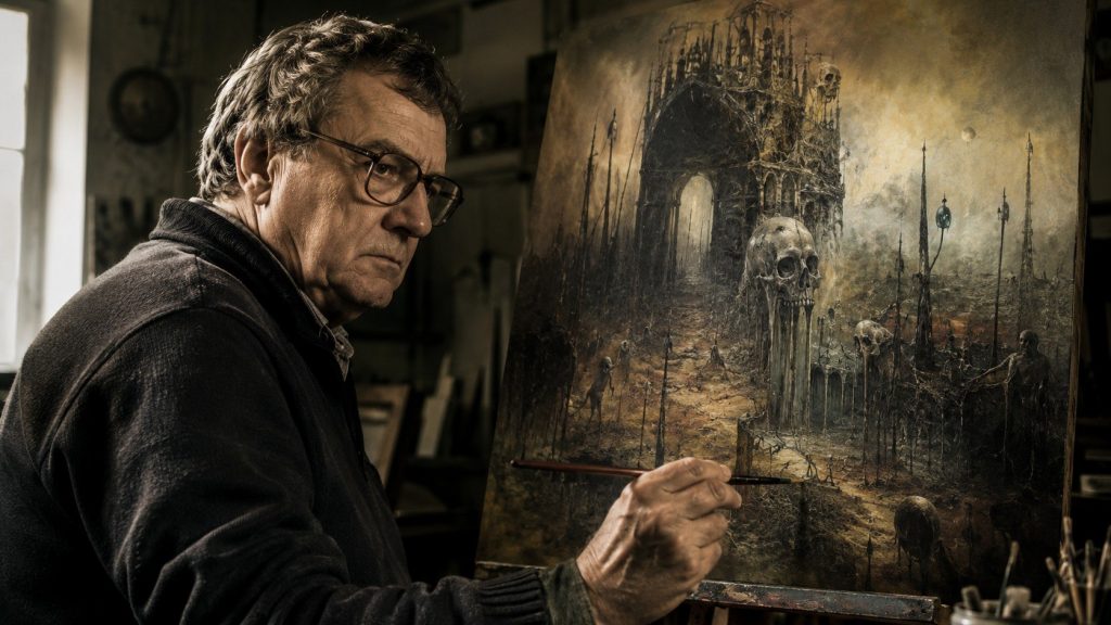 Zdzisław Beksiński — mistrz malarskiej grozy z Sanoka, który nie chciał tłumaczyć swoich obrazów