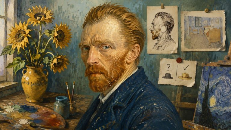 im był Vincent van Gogh i dlaczego uznano go za odrzuconego geniusza? Fakty kontra mity Kim był Vincent van Gogh? 10 lat malowania, jeden sprzedany obraz za życia, historia ucha i sławy pośmiertnej — biografia bez mitów i sensacji.