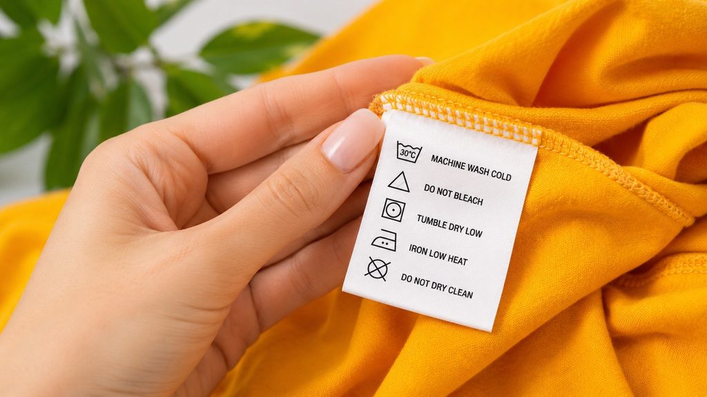 Co oznaczają symbole na metkach ubrań? Rozszyfrowujemy wszystkie znaki