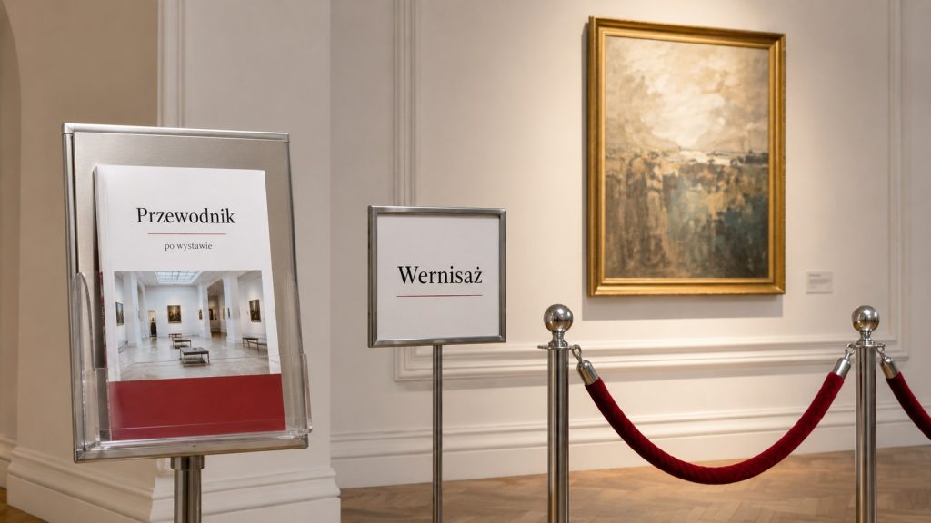 Co to jest wernisaż? Skąd nazwa, jak wygląda otwarcie wystawy, dress code, savoir-vivre i jak trafić na wernisaże w swoim mieście — wstęp zwykle wolny.