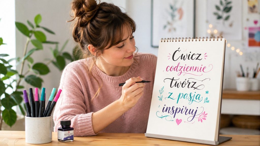 Kaligrafia i lettering: od czego zacząć przygodę z pięknym pisaniem