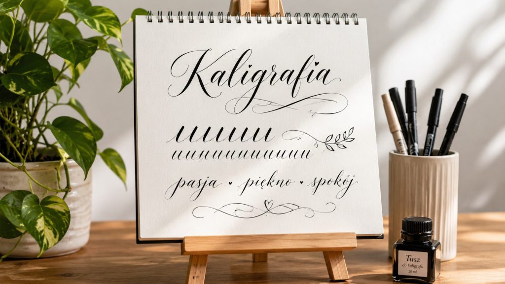 Kaligrafia i lettering od czego zacząć? Różnice, brush pen na start, ćwiczenia podstawowych kresek, ile ćwiczyć i błędy początkujących.