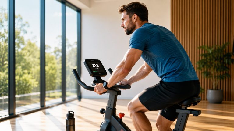 Ile kalorii spala się podczas ćwiczeń? Realne wartości dla popularnych aktywności Ile kalorii spala się podczas ćwiczeń? Tabela: bieganie, rower, pływanie, siłownia, spacer i sprzątanie — plus dlaczego zegarek zawyża wyniki.